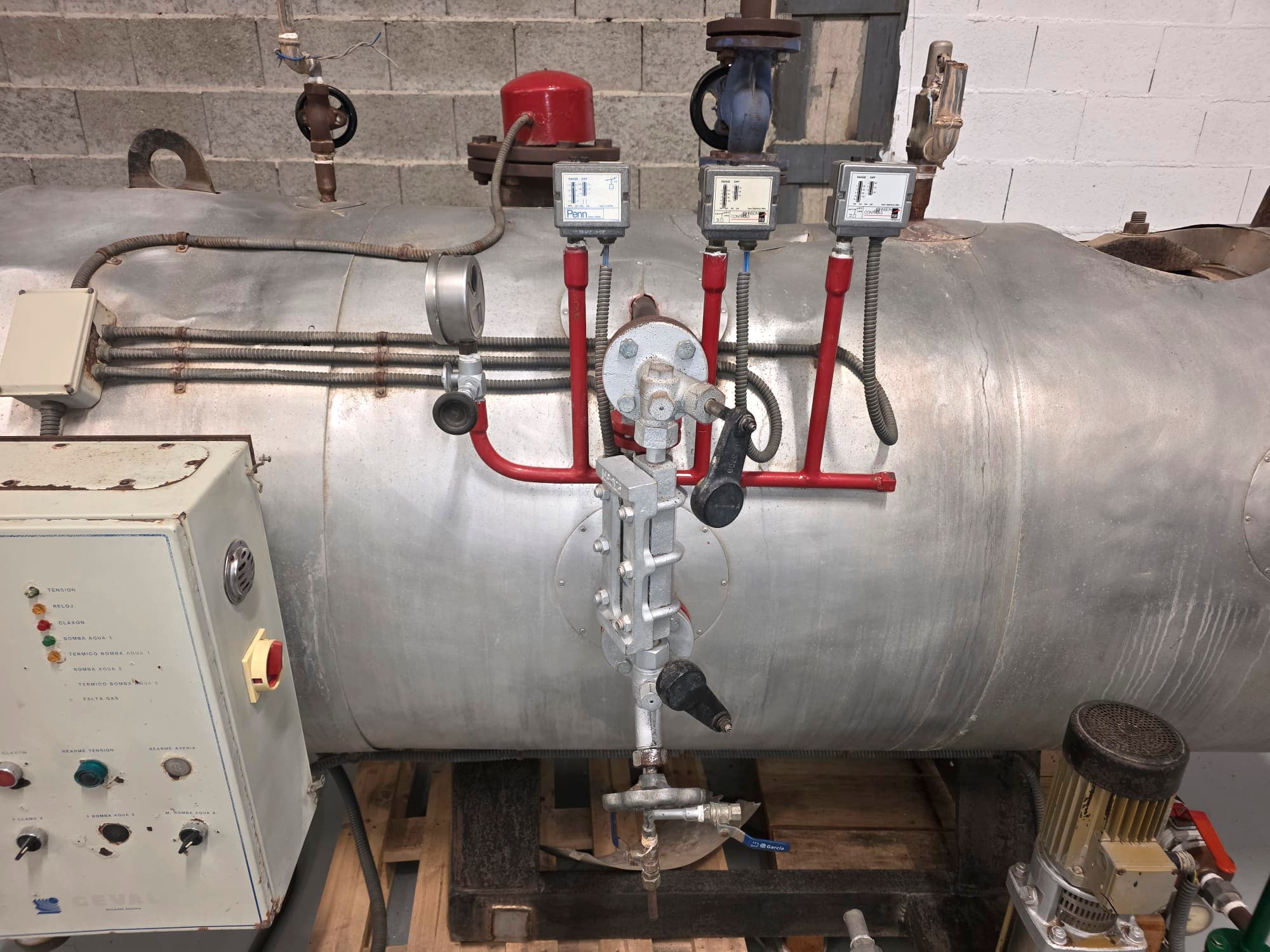 Caldera de vapor Geval mod. KESTAHL 400Kg/h miniatura 7