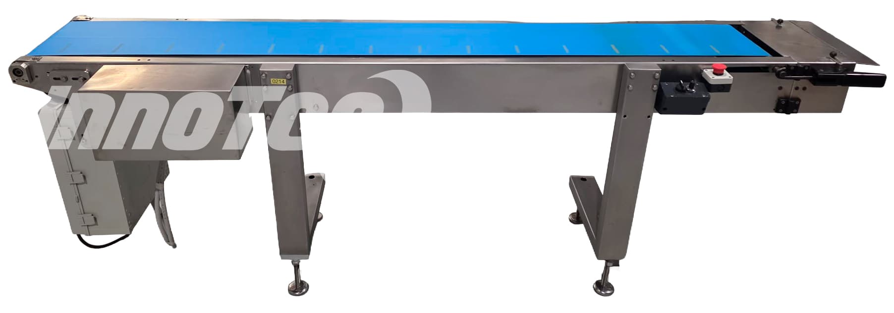 Cinta transportadora de banda azul miniatura 4