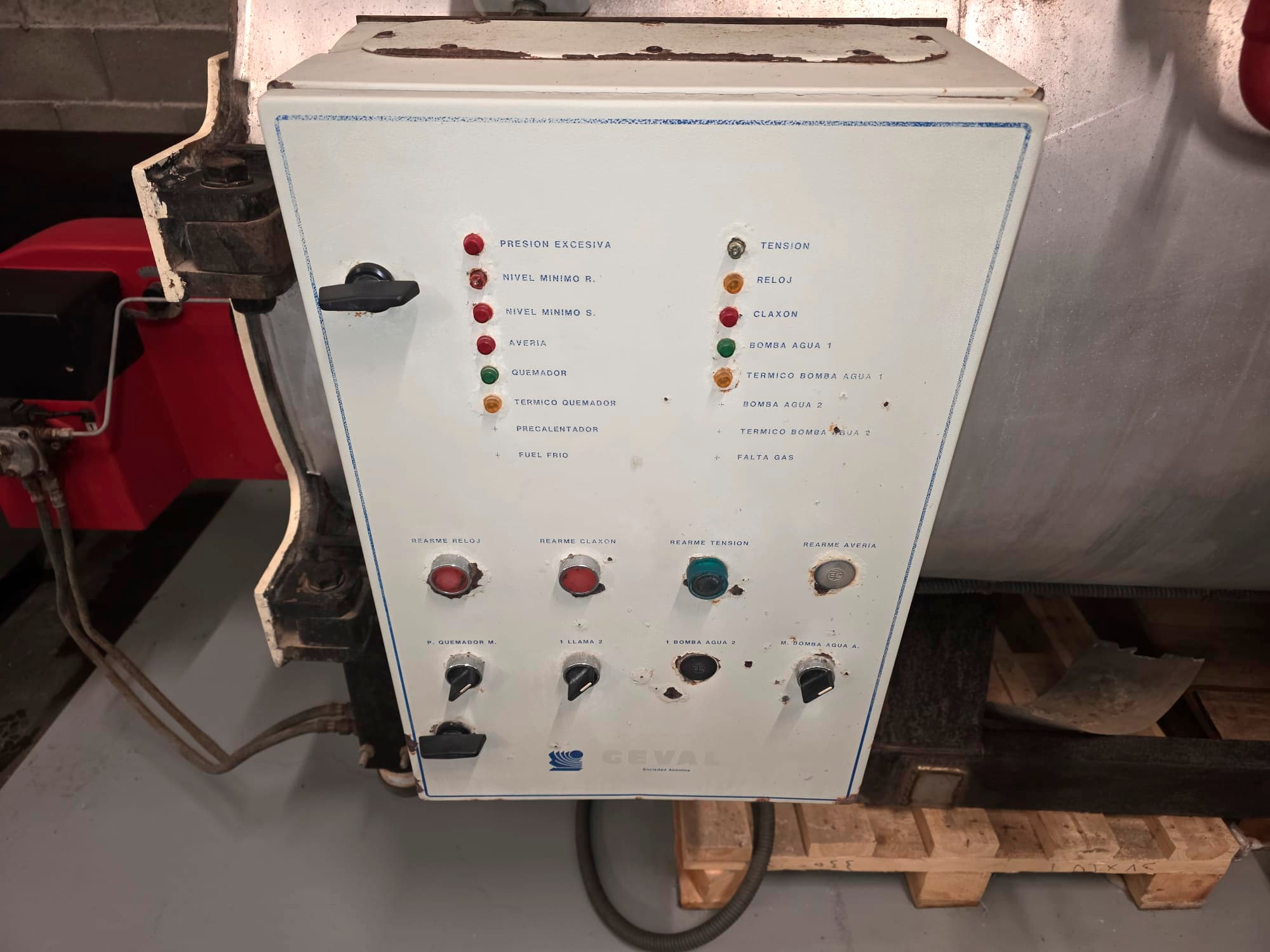Caldera de vapor Geval mod. KESTAHL 400Kg/h miniatura 6