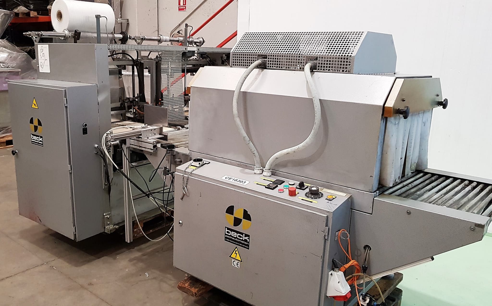 ENFAJADORA BECK RETRACTILADORA DOBLE SALIDA miniatura 6