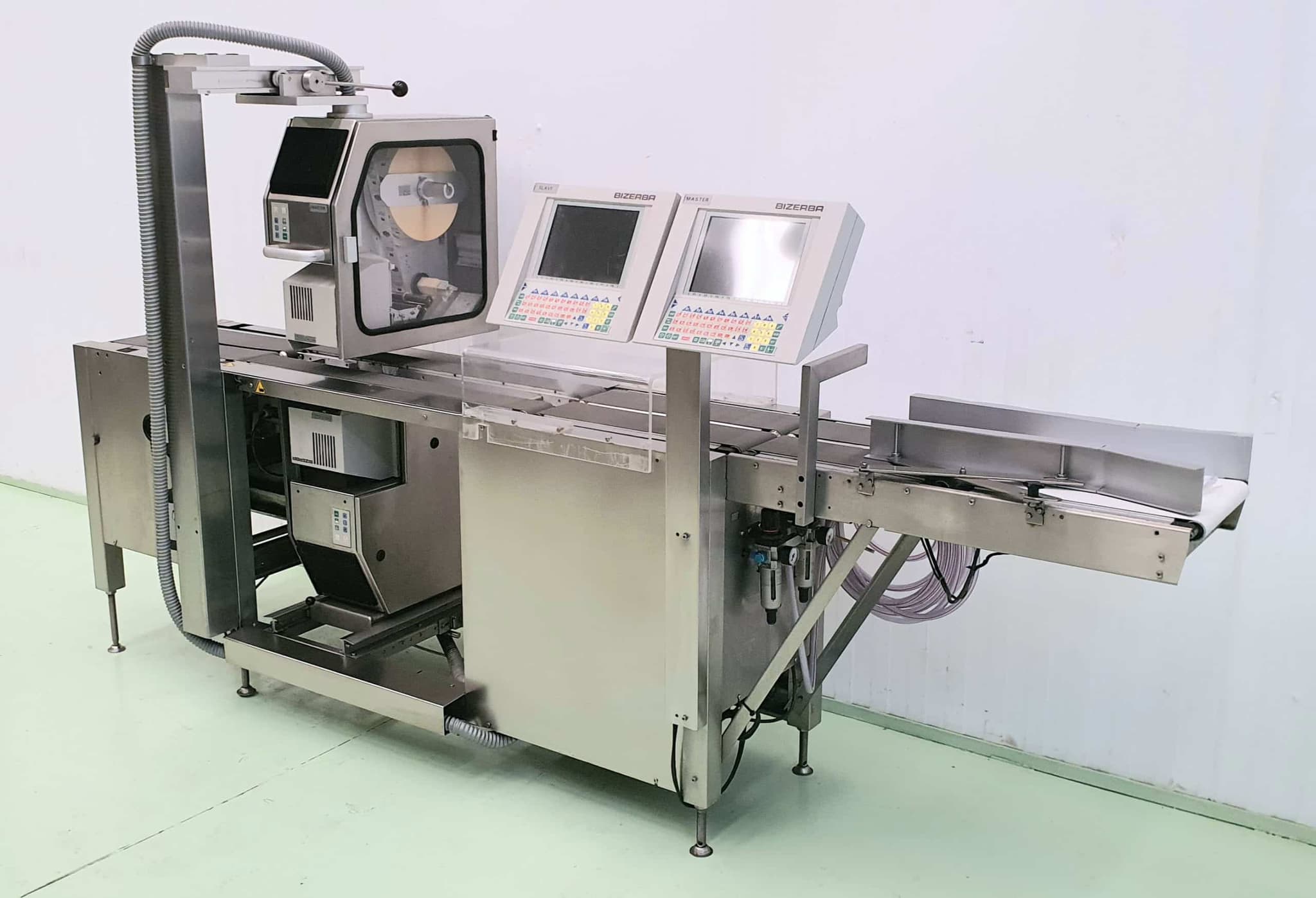 ETIQUETADORA PESADORA BIZERBA GS DOBLE CABEZAL miniatura 5