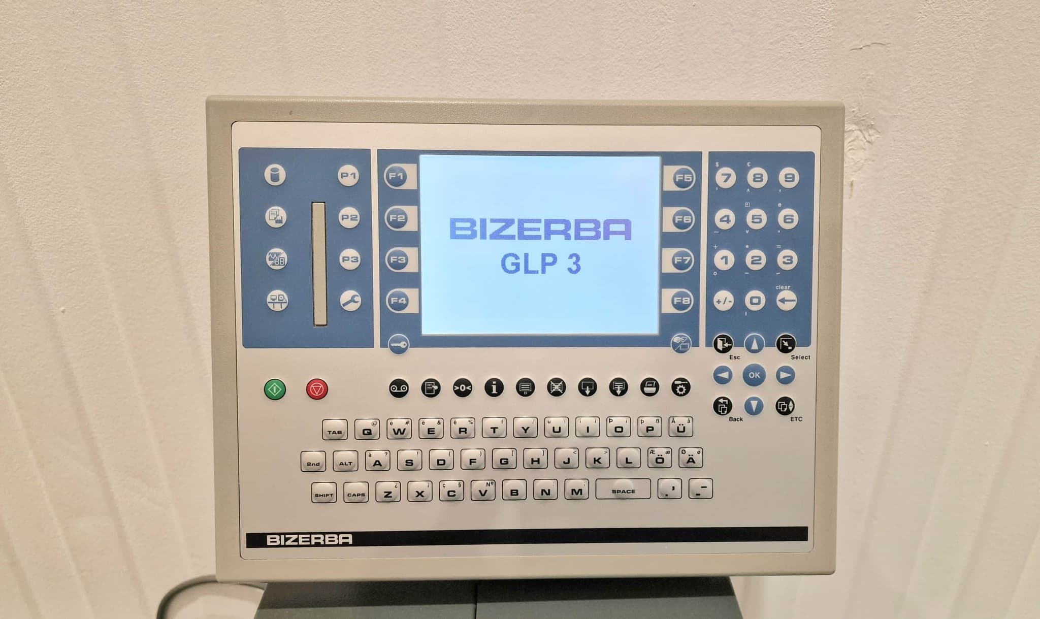 ETIQUETADORA MANUAL BIZERBA GLP W BASCULA INOX miniatura 4