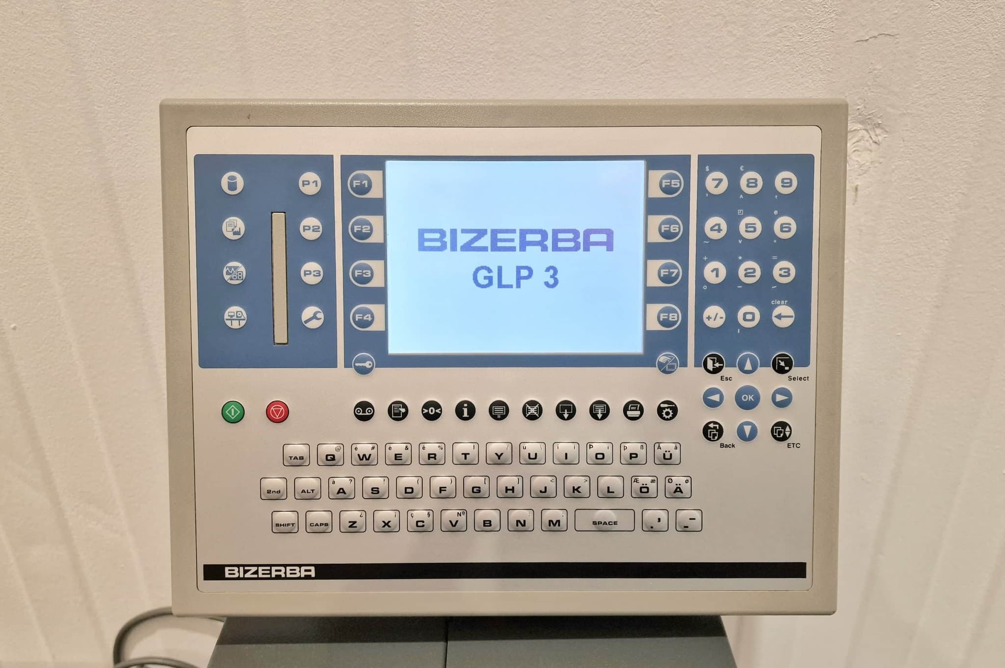 ETIQUETADORA MANUAL BIZERBA GLP W BASCULA INOX miniatura 5