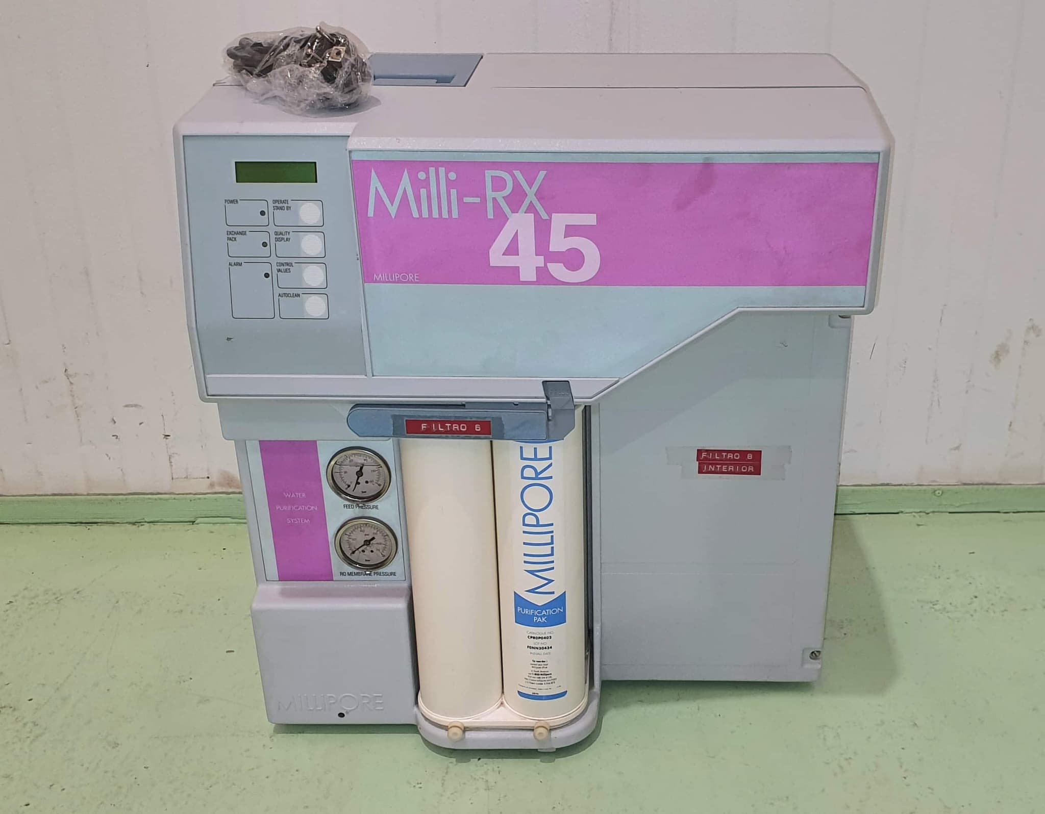 MILLIPORE DEPOSITO DE 350L DEPURADORA Y FILTRO DE SAL