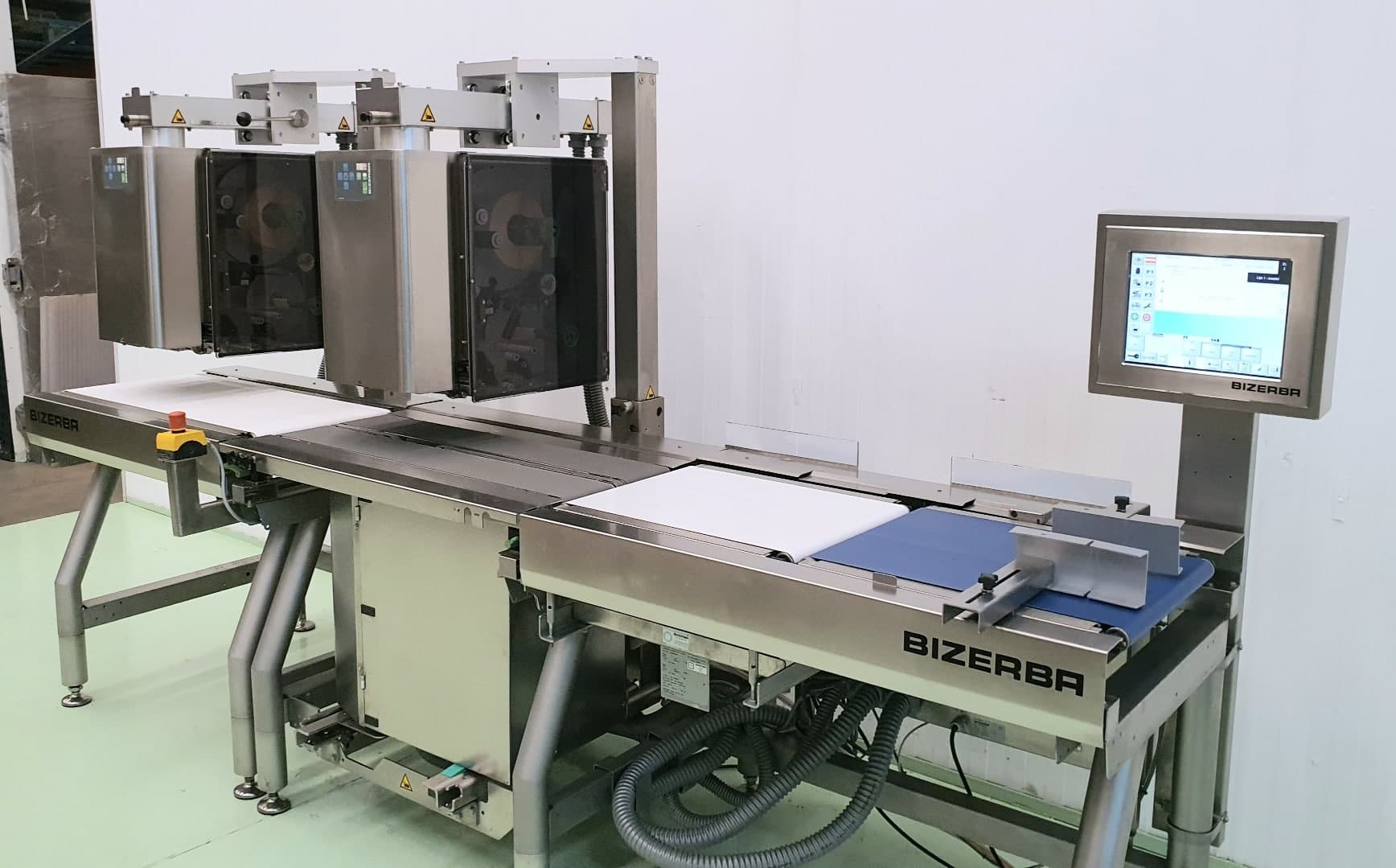 BIZERBA GLMI ETIQUETADORA PESADORA AUTOMÁTICA TRIPLE ETIQUETADO miniatura 16