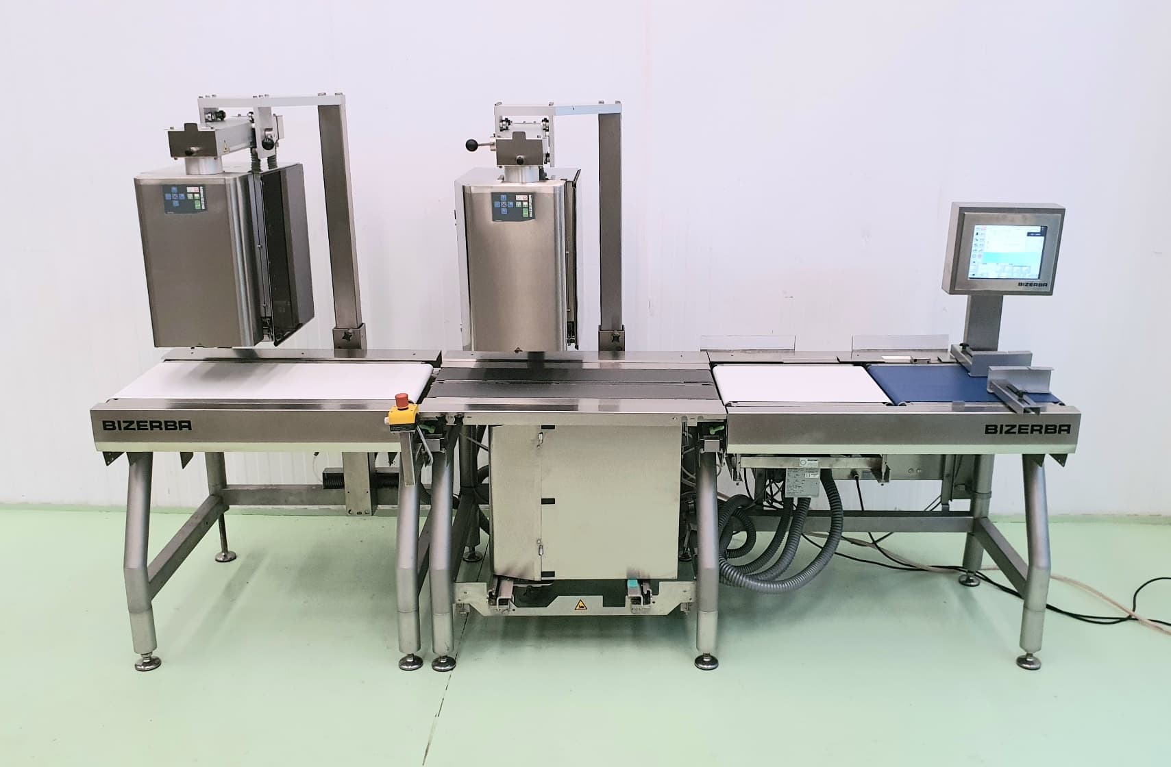 BIZERBA GLMI ETIQUETADORA PESADORA AUTOMÁTICA TRIPLE ETIQUETADO miniatura 3