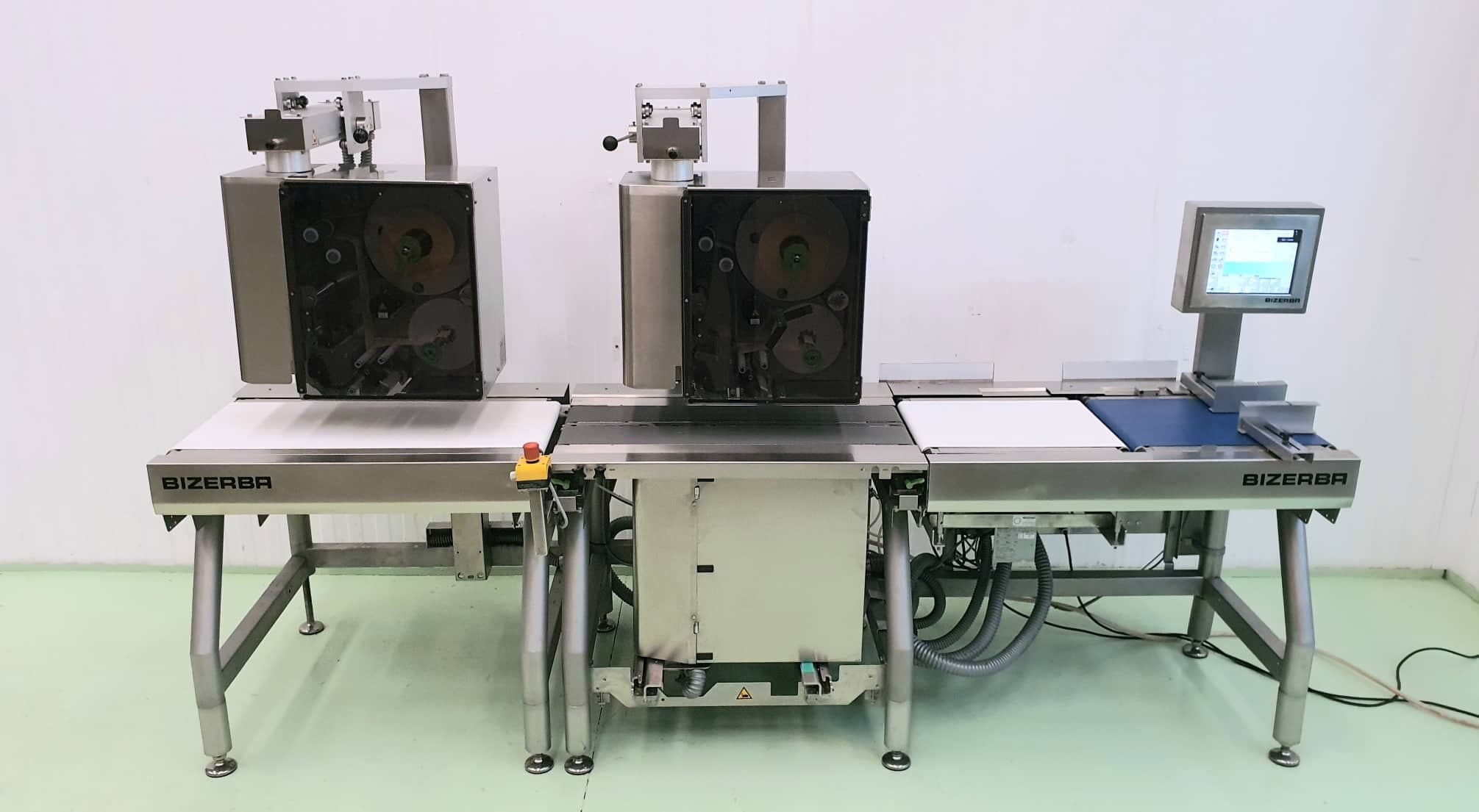 BIZERBA GLMI ETIQUETADORA PESADORA AUTOMÁTICA TRIPLE ETIQUETADO miniatura 8