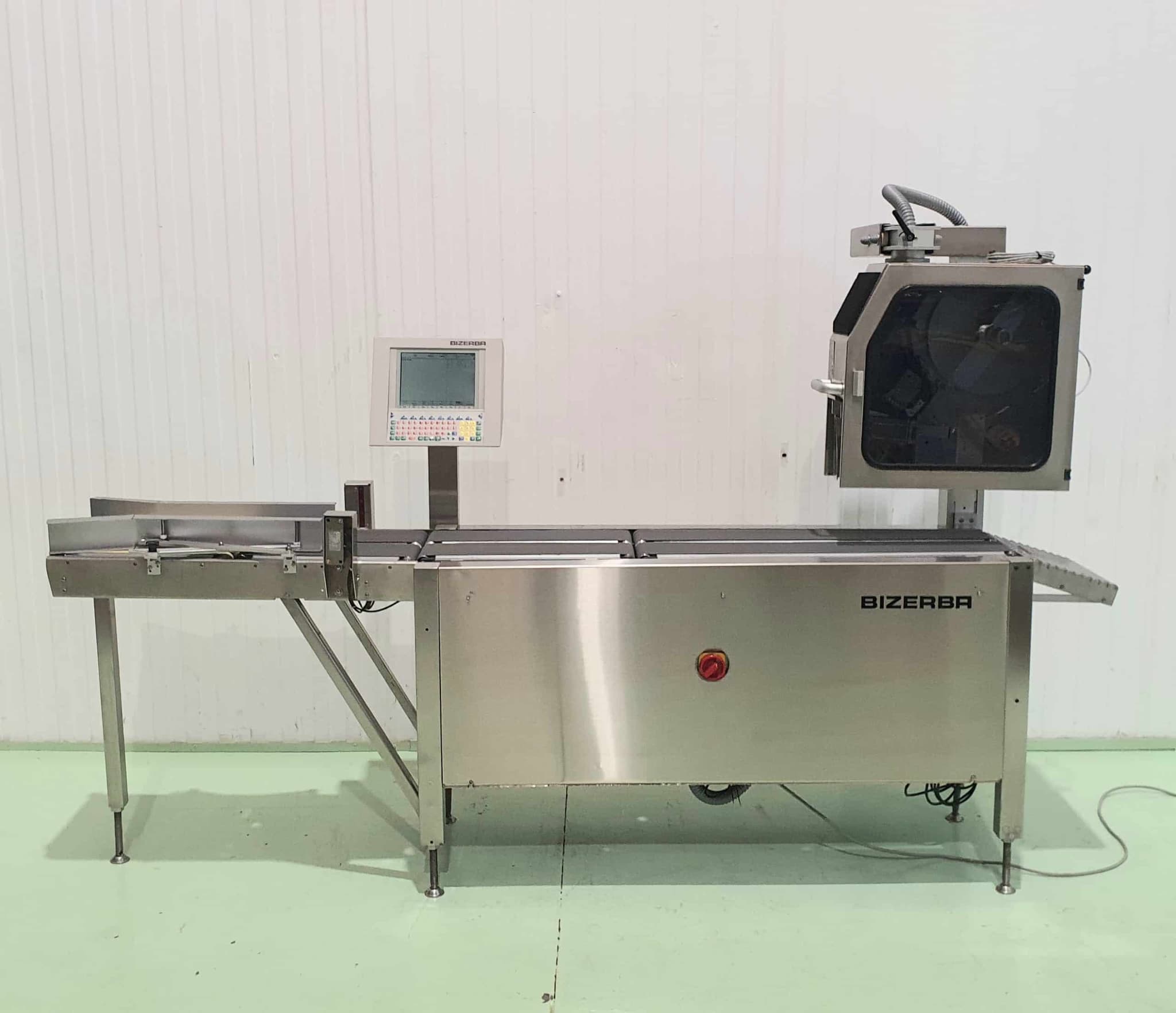 TREN DE ETIQUETADO PESADO AUTOMÁTICO BIZERBA GS BRAZO ROTATIVO
