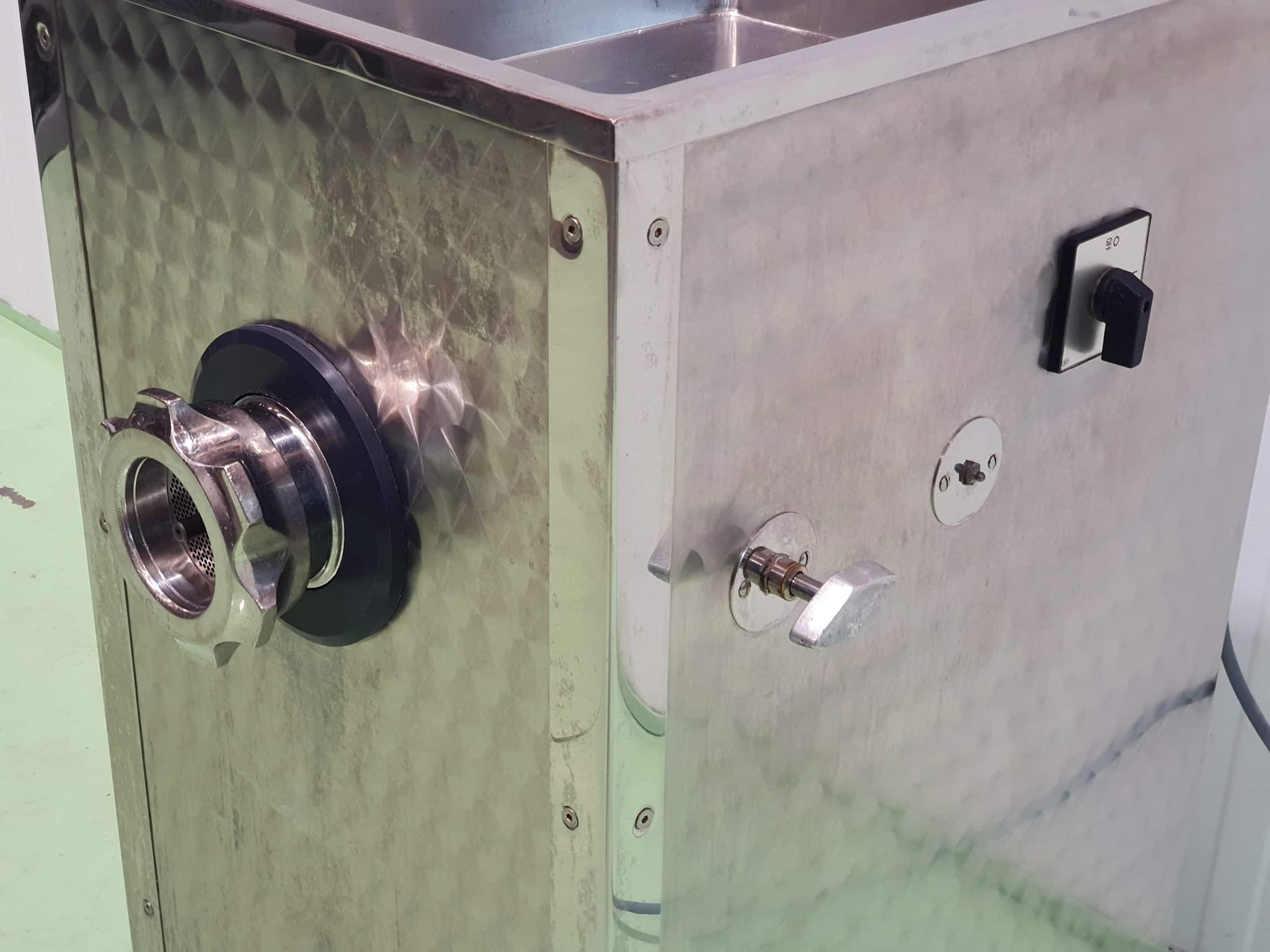 PICADORA OMEGA boca 98 INOX miniatura 5