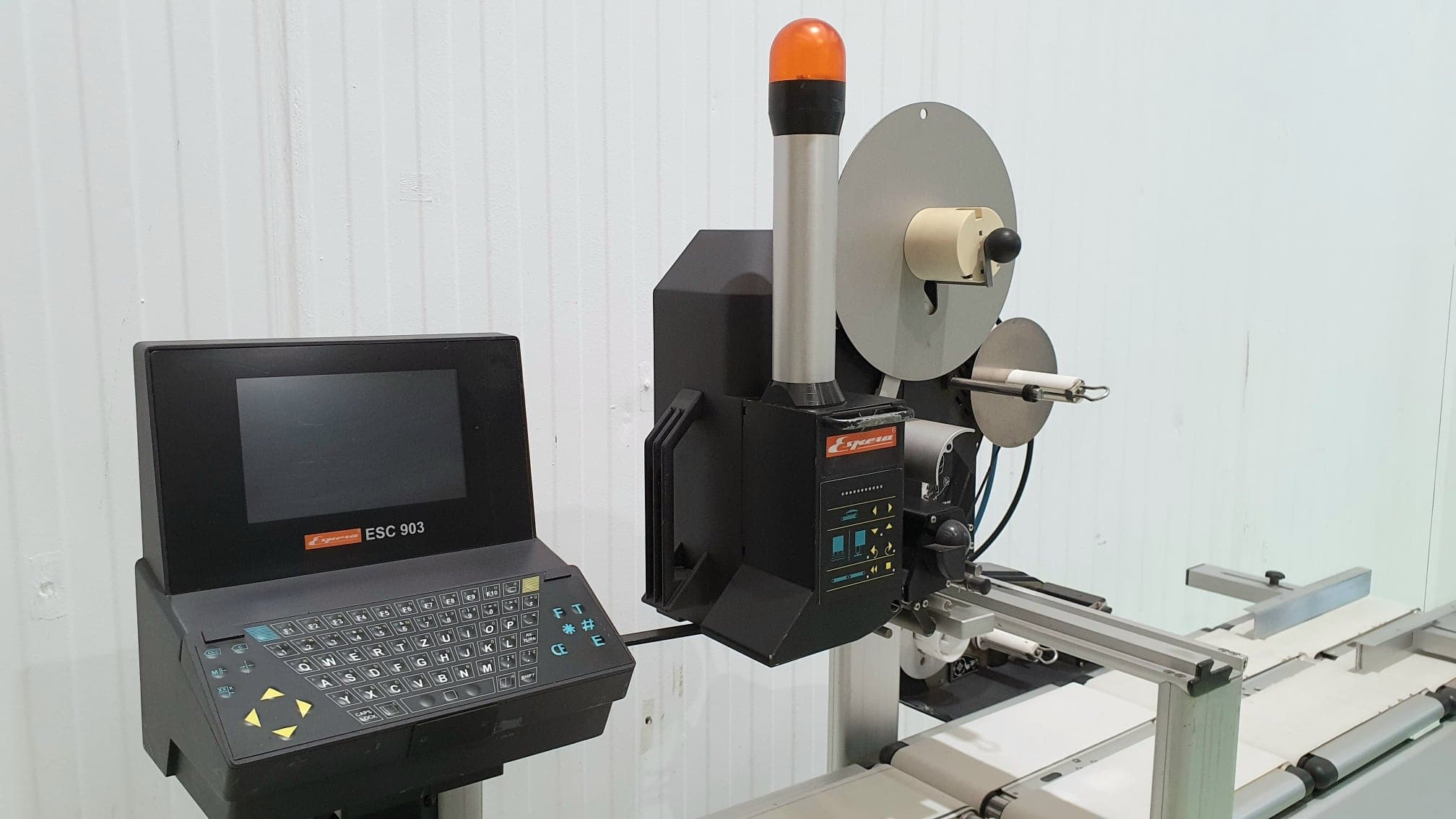 ETIQUETADORA PESADORA AUTOMÁTICA ESPERA DOBLE ETIQUETADO SUPERIOR INFERIOR miniatura 8