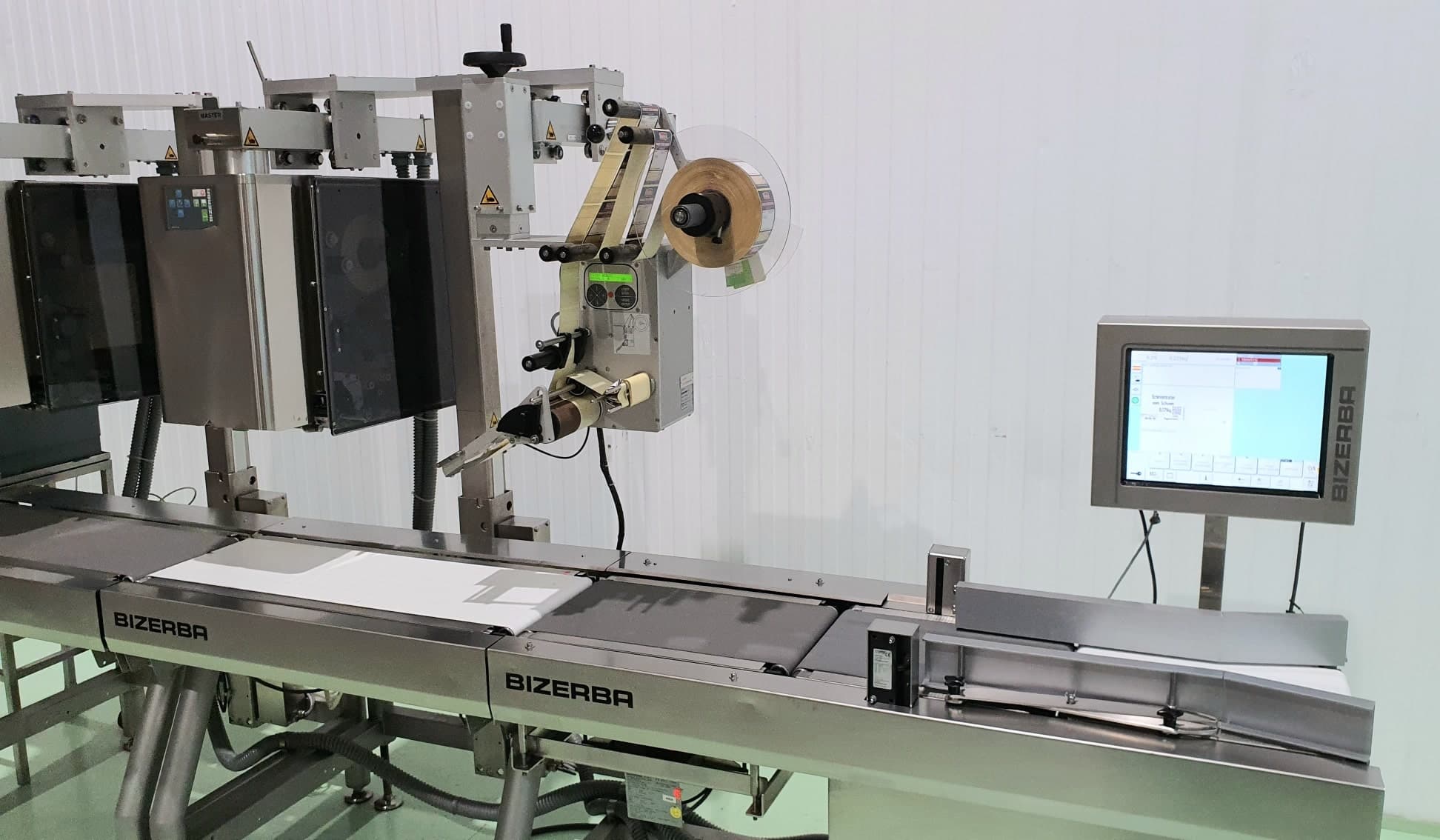 ETIQUETADORA PESADORA AUTOMÁTICA BIZERBA GLMI 2 CABEZAL miniatura 5