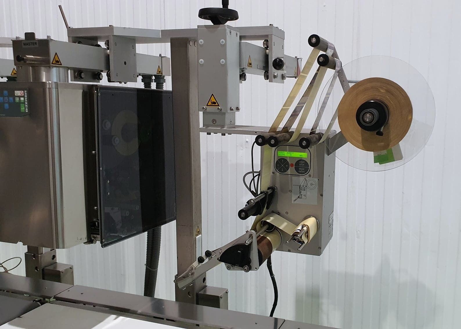 ETIQUETADORA PESADORA AUTOMÁTICA BIZERBA GLMI 2 CABEZAL miniatura 6