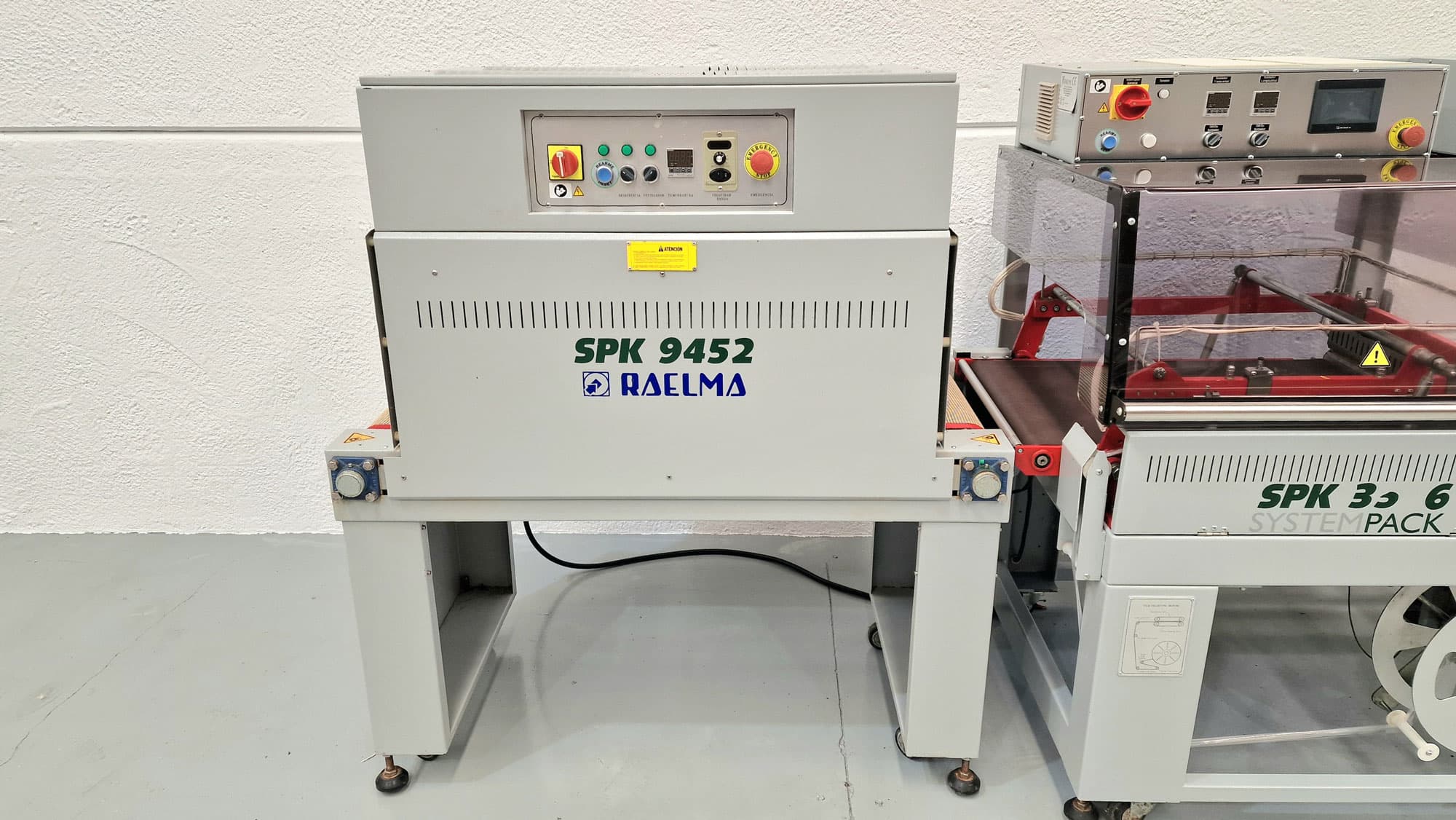 ENVASADORA ANGULAR + TÚNEL RETRACTIL RAELMA miniatura 5