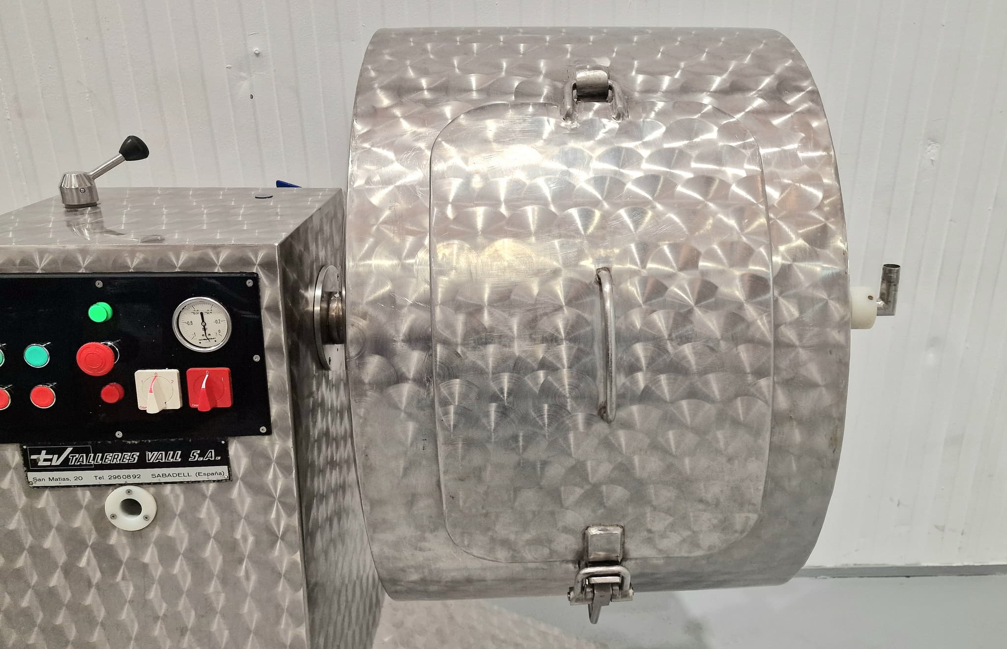 Bombo Talleres Vall con vacío de  200L miniatura 7