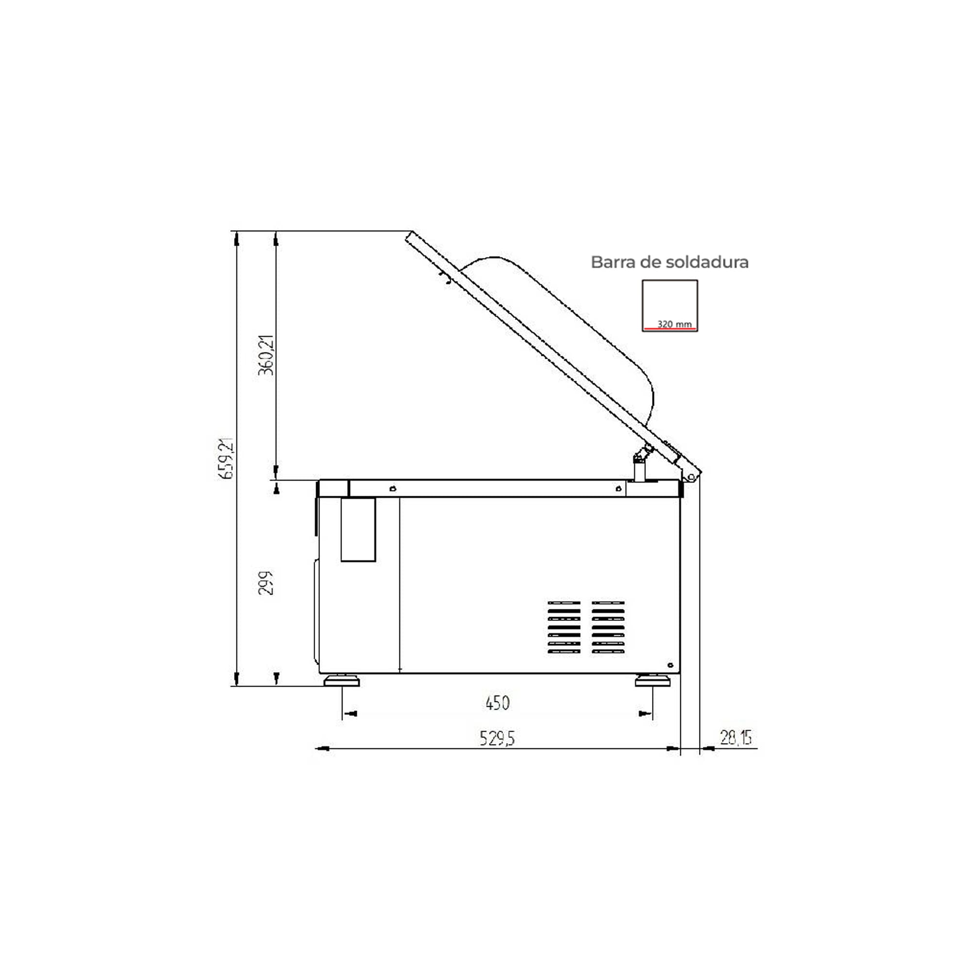 Envasadora al vacío Titan VAC 32 miniatura 3