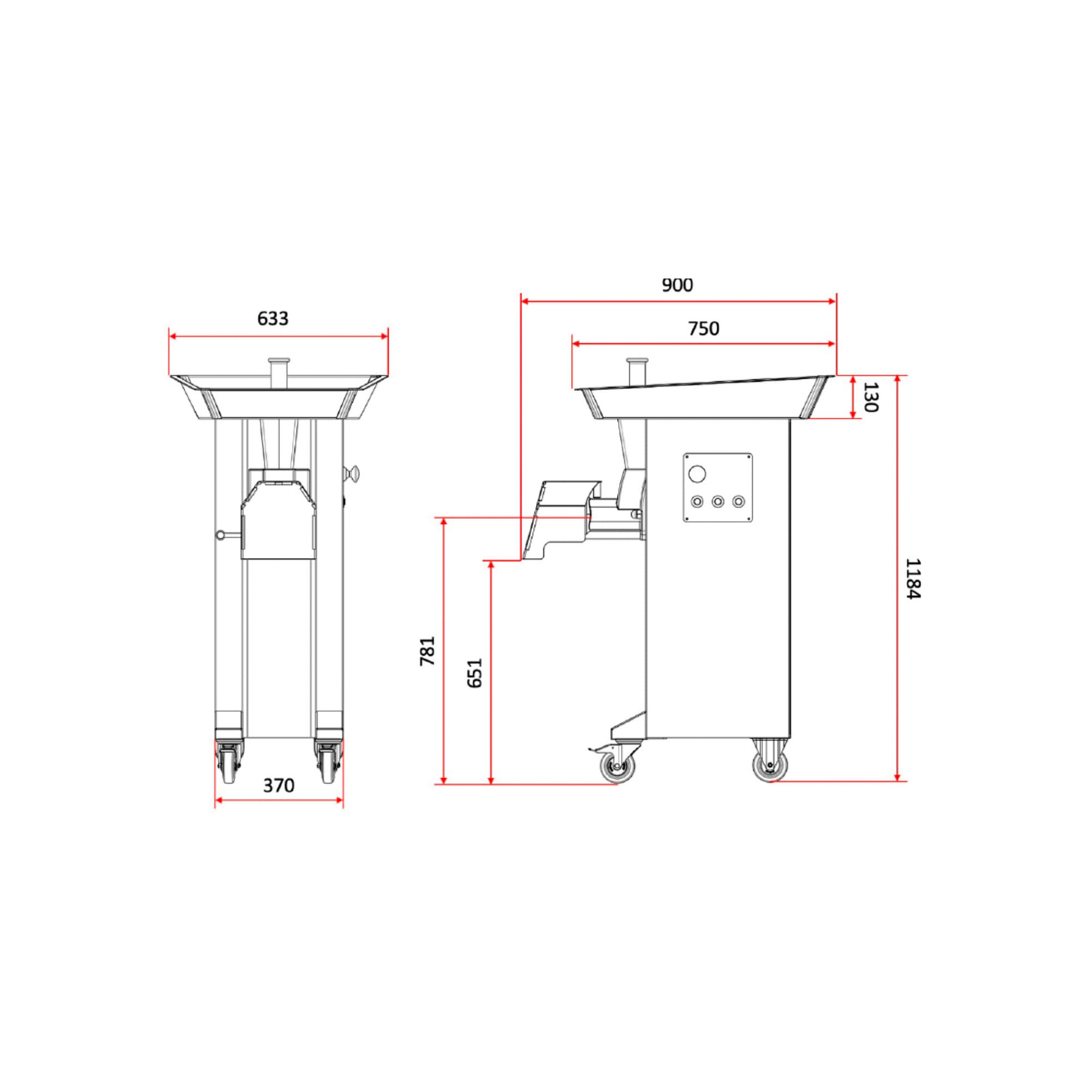 Picadora de carne POWER-98/32 miniatura 4