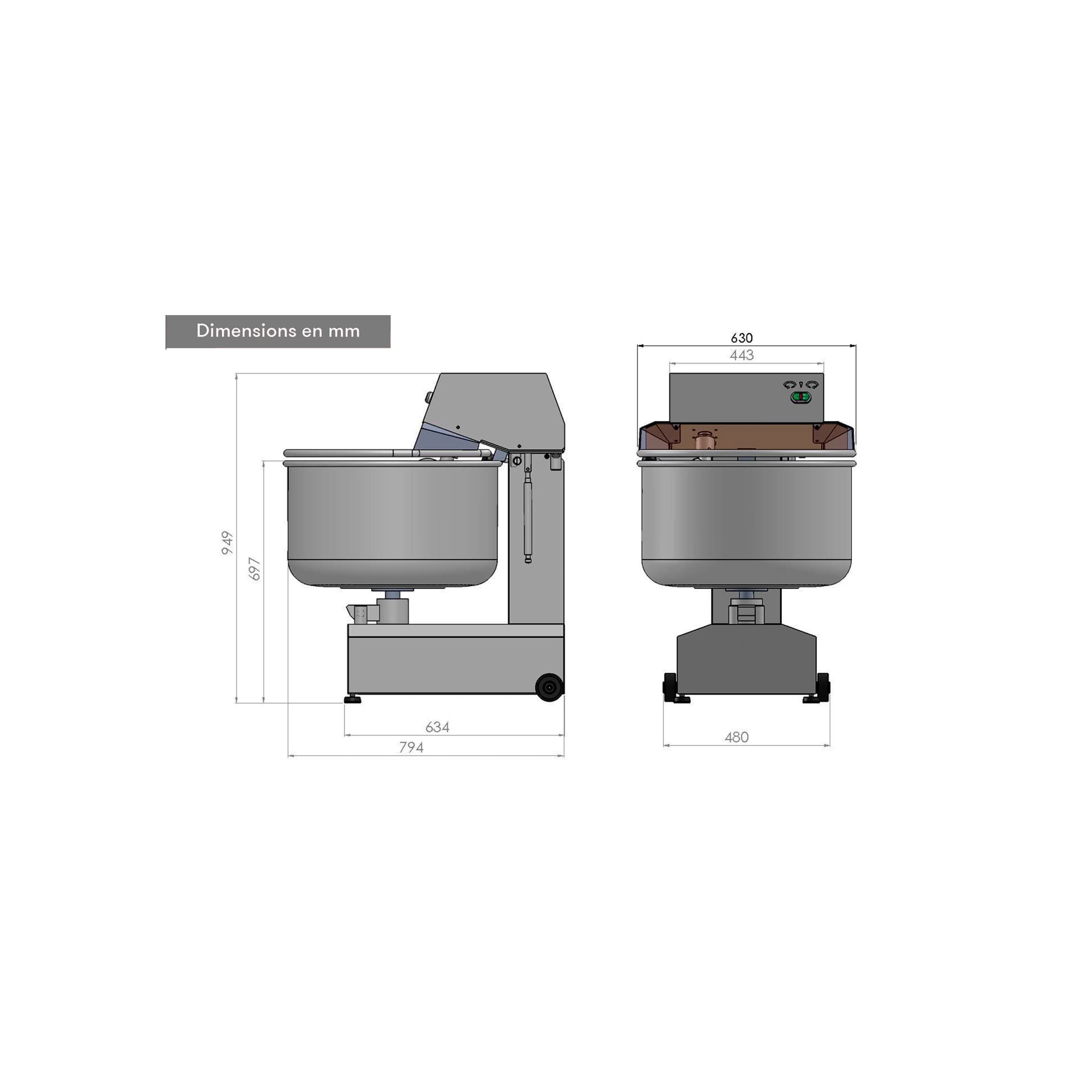 Amasadora cárnica ForceTech 100 miniatura 5