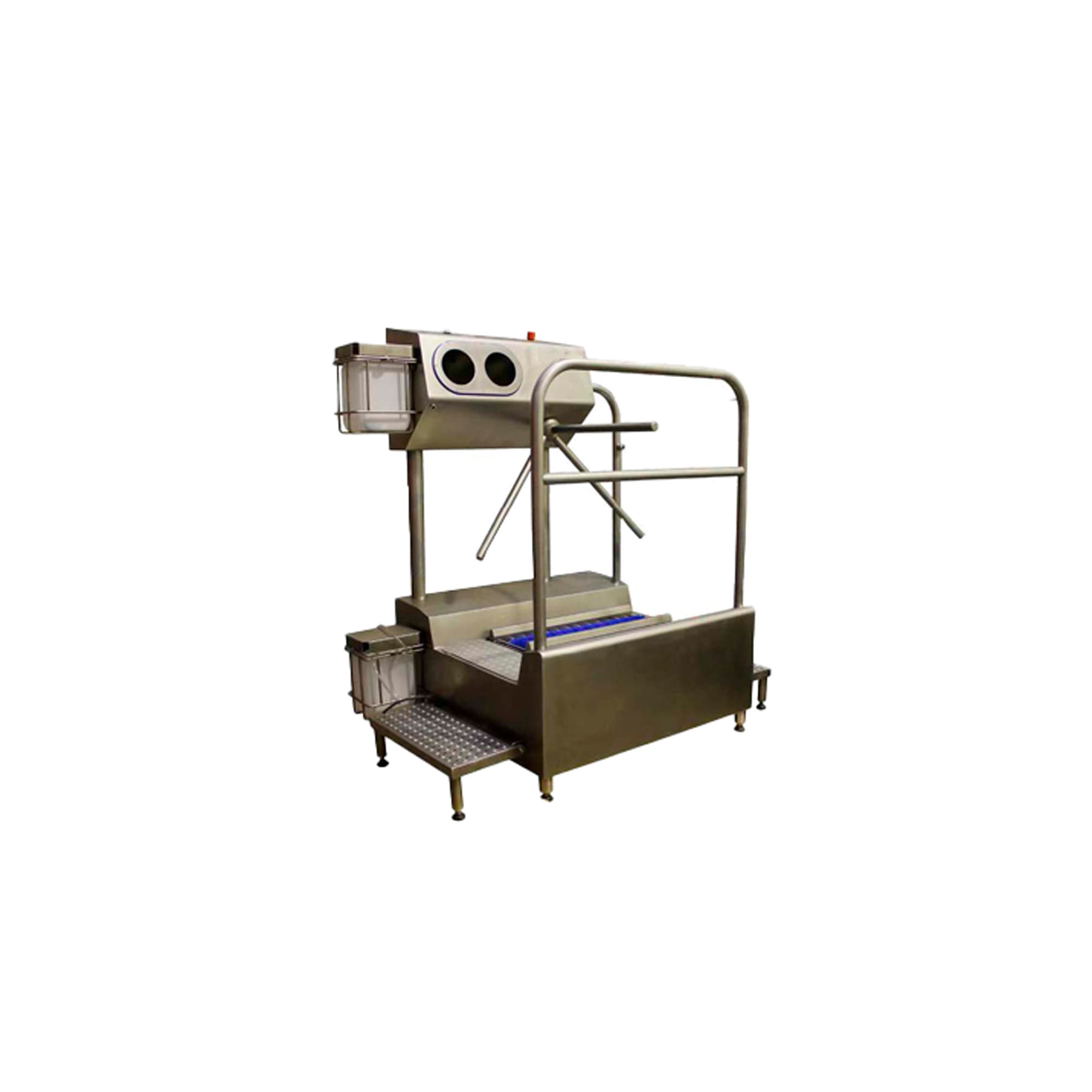 Estación de higiene integrada con lavado de suela